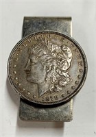 1878 Morgan Silver Dollar Money Clip
