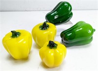 Decorative Glass Bell Pepper Collection