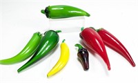 Decorative Glass Bell Pepper Collection