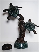 SPI Sea Turtle Duet & Brass Turtle