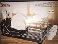 HOME BASICS DELUXE DISH DRAINER