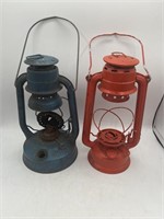 Vintage lot of two lanterns, both for parts