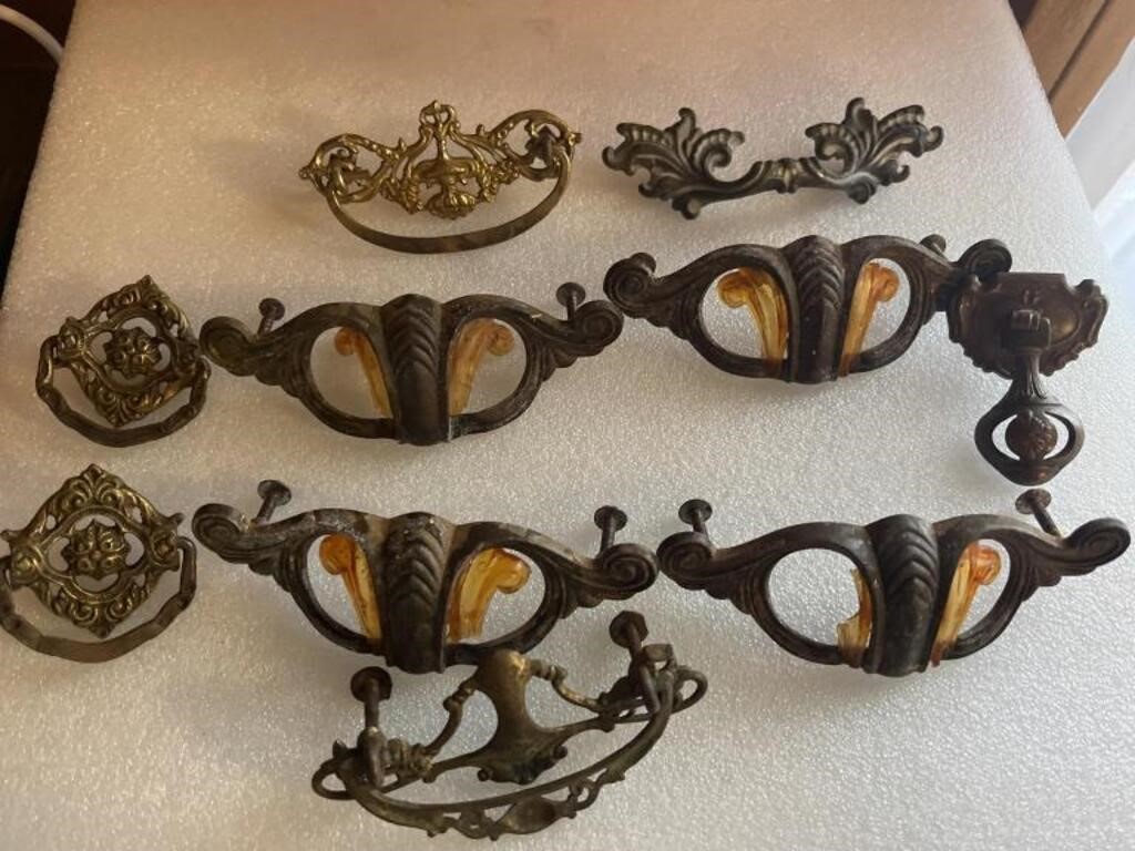 Antique Furniture Drawer pulls mixed