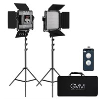 GVM 2 Pack LED Video Lighting Kits with APP Contro