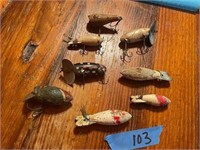 WOODEN FISHING LURES