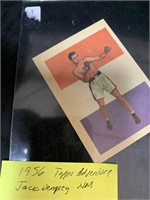 1956 TOPPS ADVENTURE JACK DEMPSEY SPORTS CARD -