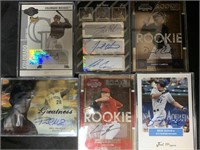 6 AUTOGRAPHED BASEBALL CARDS