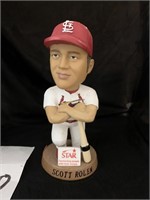 7 “ ST LOUIS CARDINAL SCOTT ROLEN BOBBLE HEAD