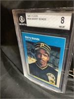 1987 FLEER BARRY BONDS GRADED SPORTS CARD