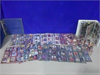 two binders of Nascar trading cards