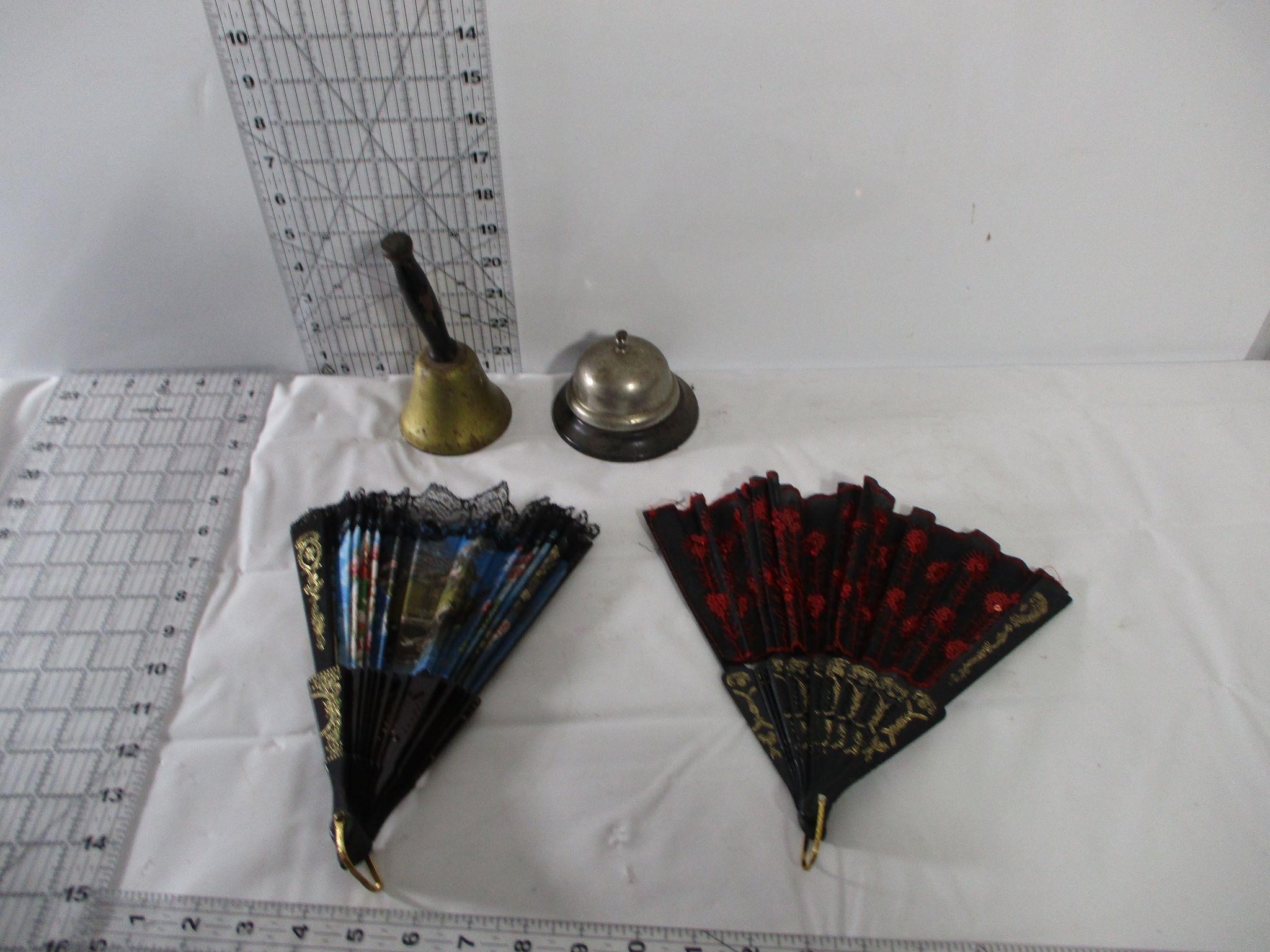 Lot of Bells and Hand Fans