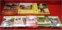Puzzles 8pc lot Various Sizes/Styles