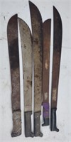 5 Vtg Machette's 2 are Collins Nicholson!