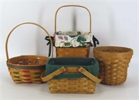 Selection of Longaberger Baskets