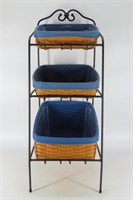 Longaberger Baskets & Stand