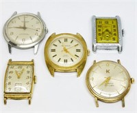 5 Vintage Watches, inc. Hamilton Thin-o-Matic.