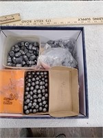 Group of miscellaneous lead bullets and balls