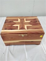 miniature cedar chest 13x10x6