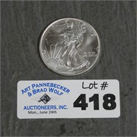 1993 American Silver Eagle Dollar