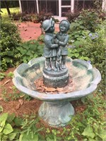 Concrete Bird Bath Fountain