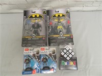 DC Batman, Halo, Rubiks Cube
