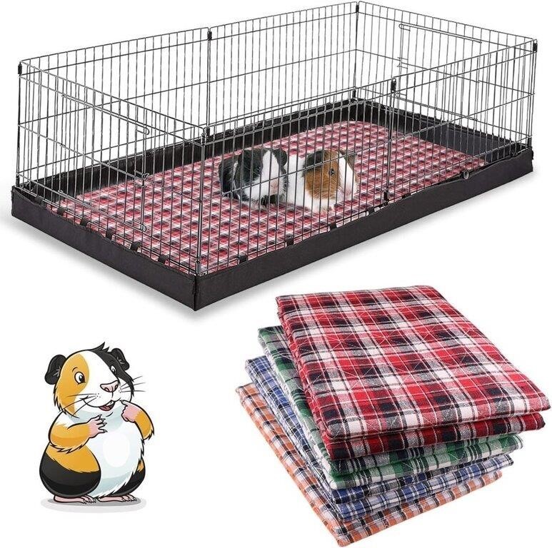 Jamktepat 4 PCS Guinea Pig Cage Liners Guinea Pig