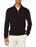 Tommy Hilfiger mens 1/4 Zip Mockneck-sweatshirt