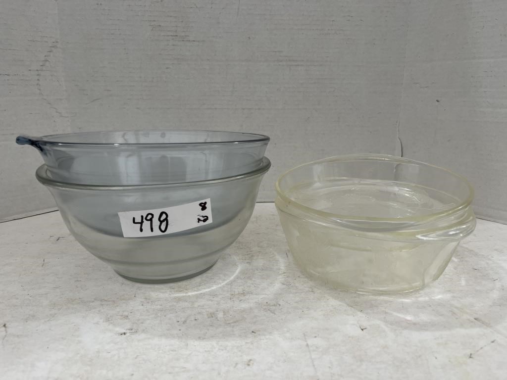 (4) Glass Bowls