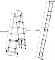 SogesHome Aluminum Telescopic Extension Ladder