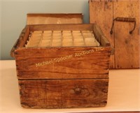 ANTIQUE EGG CRATE, SIZE 3