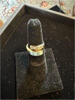 14k Opal & Diamond Ring