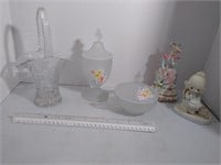Candy & Trinket Bowl Set Vase & More