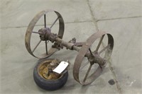 (2) 16" Steel Wheels w/Axle & 10" Wheel
