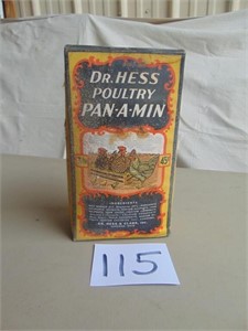 Dr. Hess Poultry Pan-A-Min Paper Box