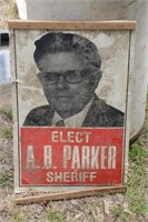 A.B. PARKER FOR SHERIFF SIGN