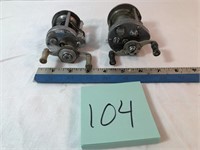 2 Pflueger fishing reels