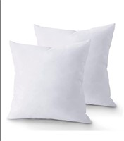 White throw pillow set of 2