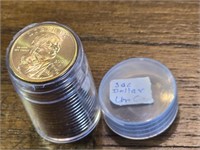 20 Sacagawea $1 US Mint Coins 2000-P marked UNC