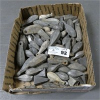 Lot of Lead Bag Fishing Sinkers