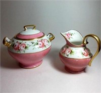 T&V France Limoges vintage hand painted roses