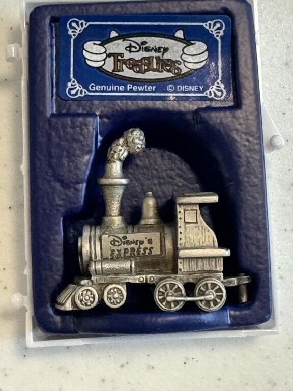 Disney Treasures Pewter Miniature Train Engine