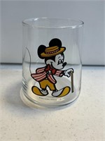 Walt Disney Mickey Mouse Clear Glass Vase/Jar/Cup