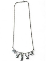 Sterling Silver .925 Clothesline Necklace - 8.7g