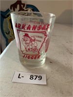 Arkansas Magic Springs Jigger Glass