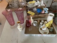 Vases, Bell, Glass Items