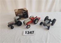 (4) Toy Tractors,