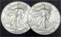 (2) 2022 Silver Eagles