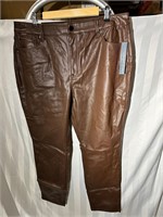 New Tinseltown womens sz16w leather pants