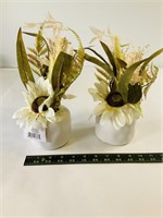 2pcs floral arrangement