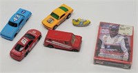 (4) Metal Toy Cars, Dodge 19, Wild Cat, Plymouth